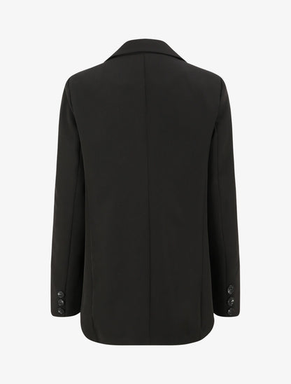 Blazer droit oversize - Noir - 2
