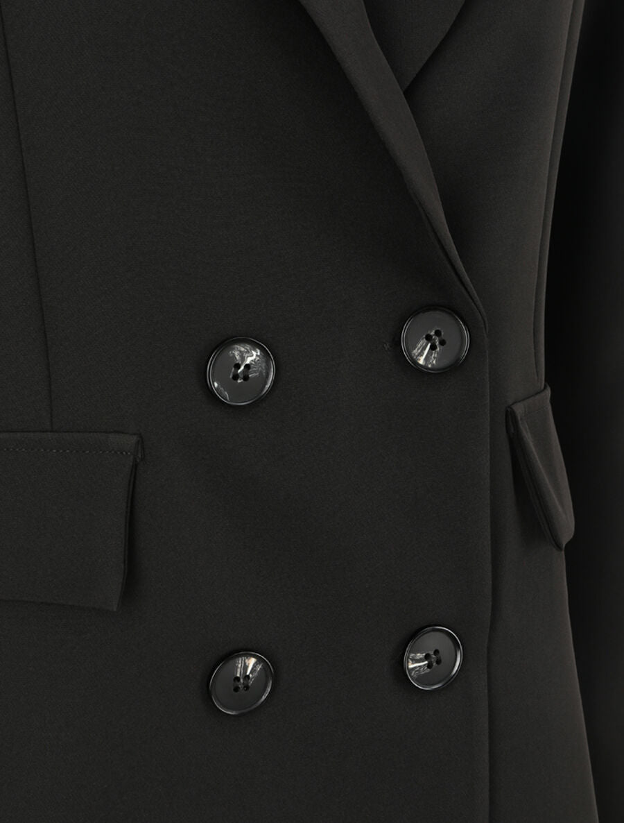 Blazer droit oversize - Noir - 3