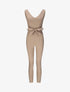 Combinaison stretch coupe slim - Camel - 1