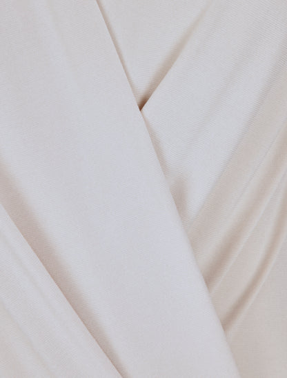 Body drapé à col cache-coeur - Beige - 3