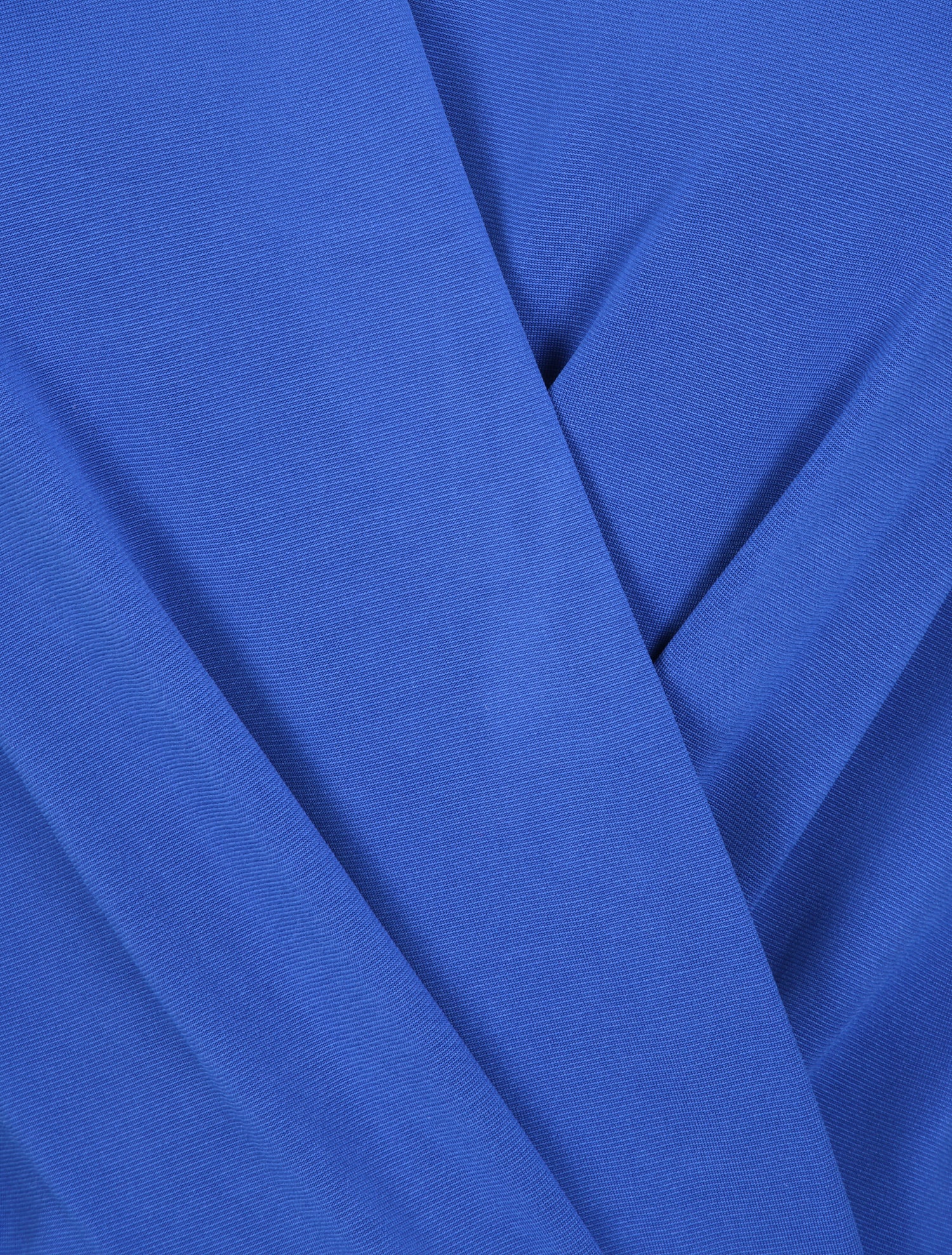 Body drapé à col cache-coeur - Bleu roi - 3