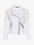 Perfecto droit en simili doublé - Blanc - 1