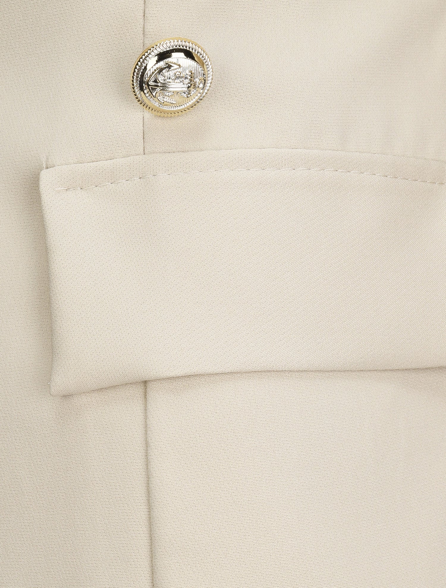 Blazer overzise uni - Beige - 3