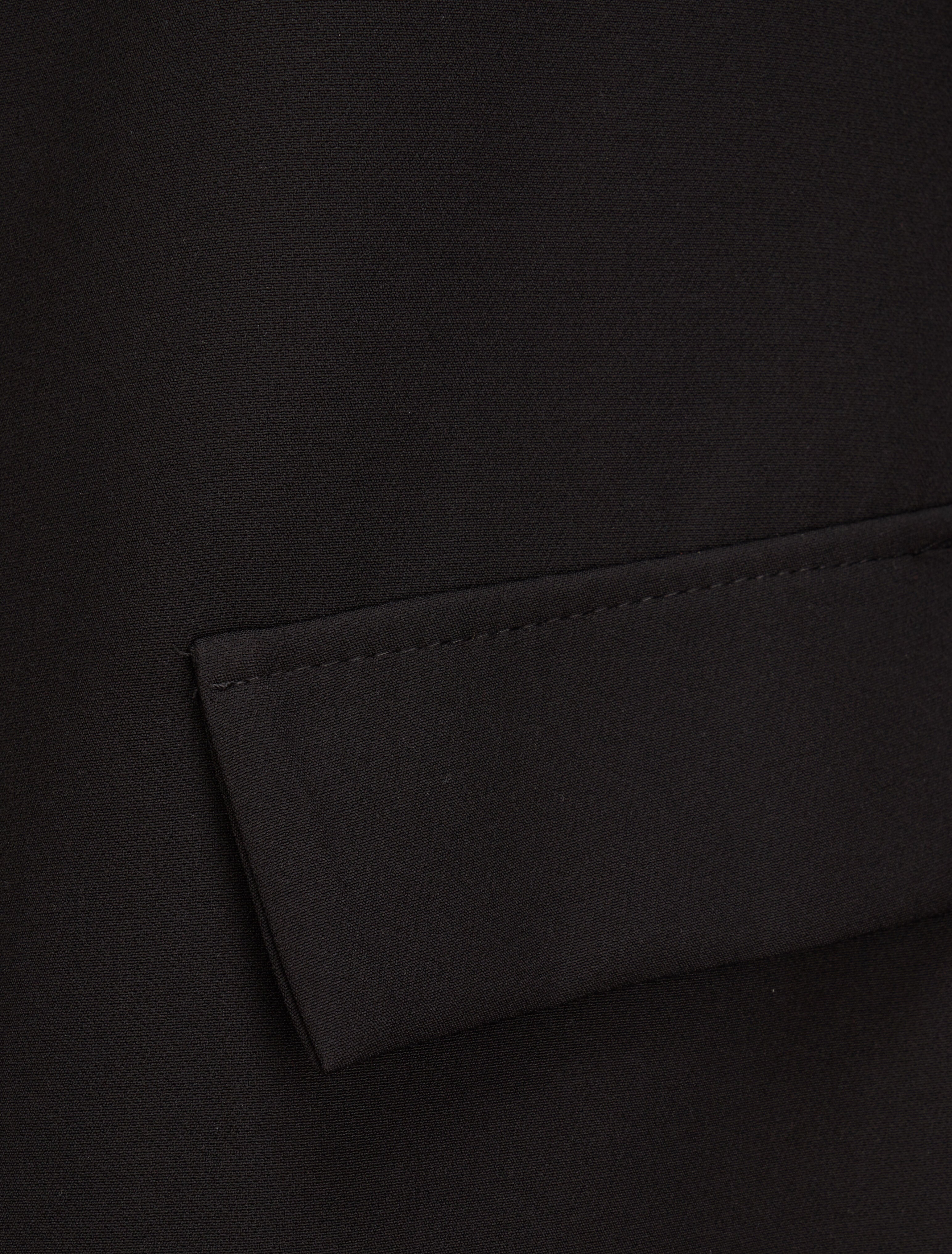Blazer oversize à pans asymétriques - Noir - 3