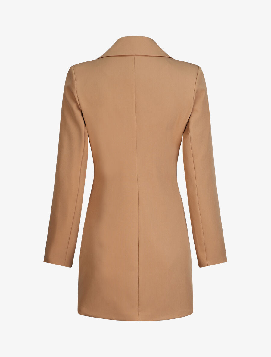 Blazer extra long - Camel - 2
