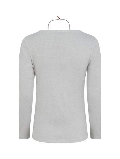Pull à col bénitier et t-shirt en trompe l&