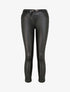 Pantalon slim en similicuir - Noir - 1