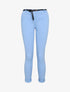 Pantalon 7/8 uni à revers - Bleu ciel - 1
