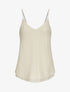 Top en voile à fines bretelles - Beige - 1