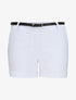 Short uni à revers - Blanc - 4