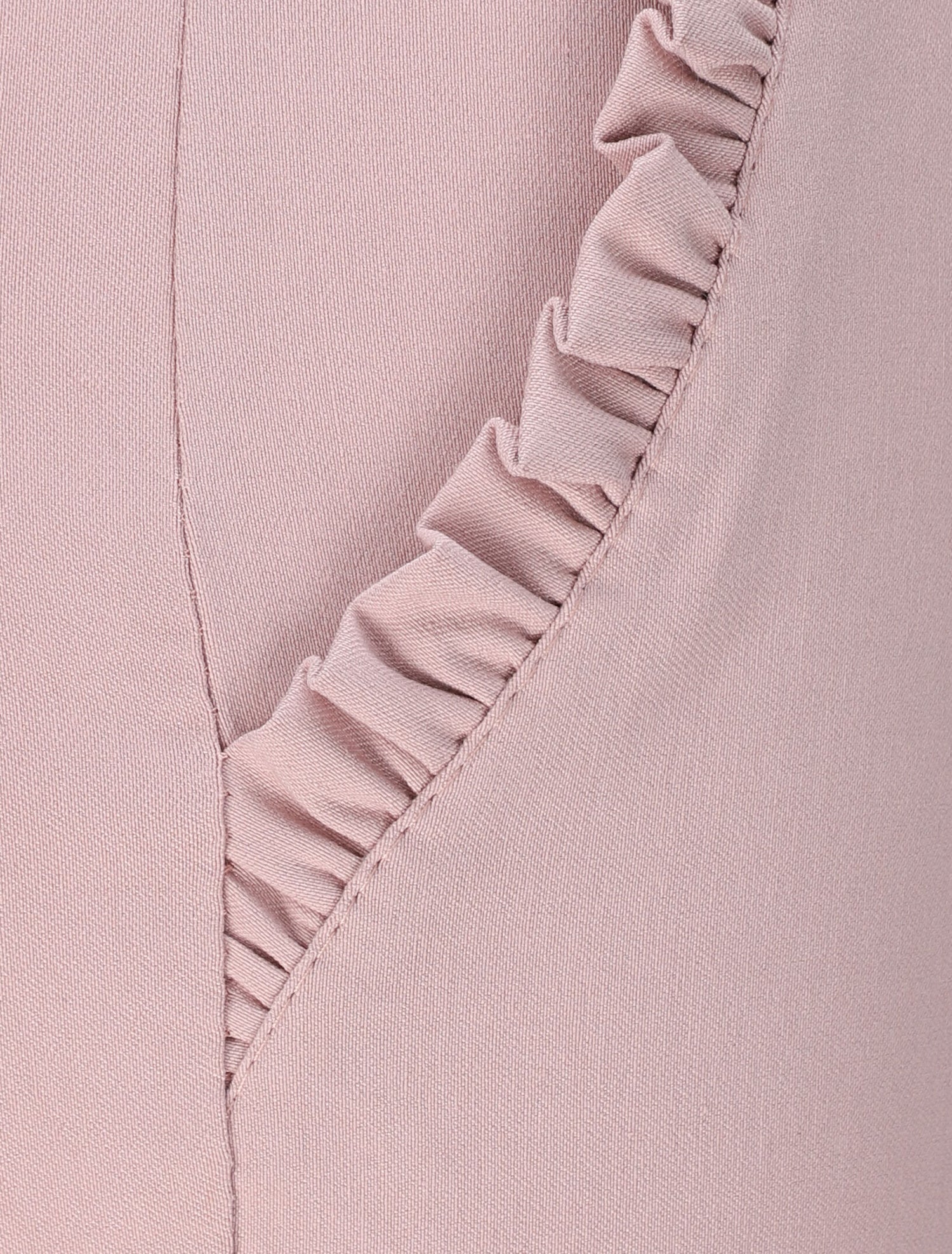 Pantalon chino droit à poches volantées - Rose - 3