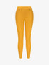 Pantalon slim à taille élastiquée - Jaune moutarde - 4