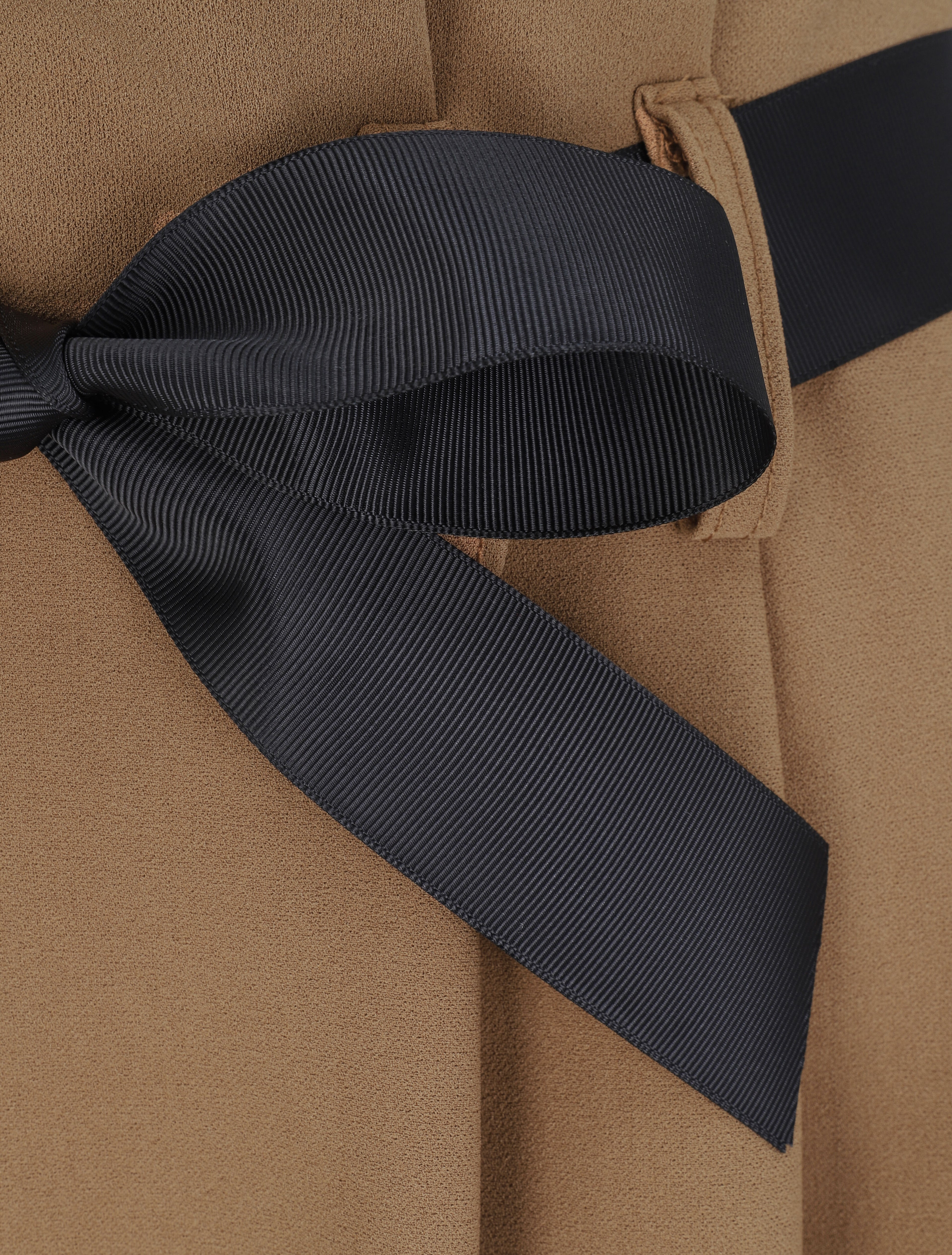Jupe midi asymétrique - Marron - 3