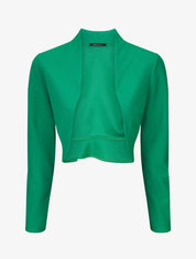Boléro classique col droit - Vert - 1