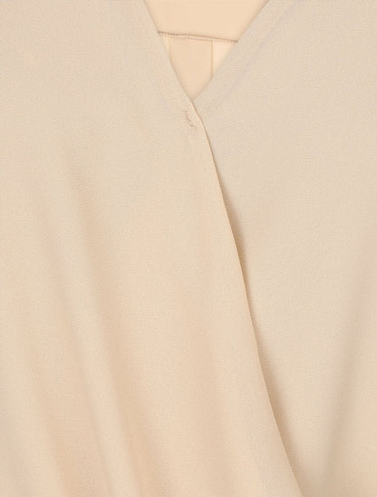 Top cache-coeur à noeud - Beige - 3
