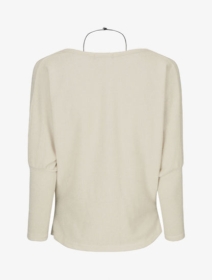 Pull à col bénitier - Beige - 2