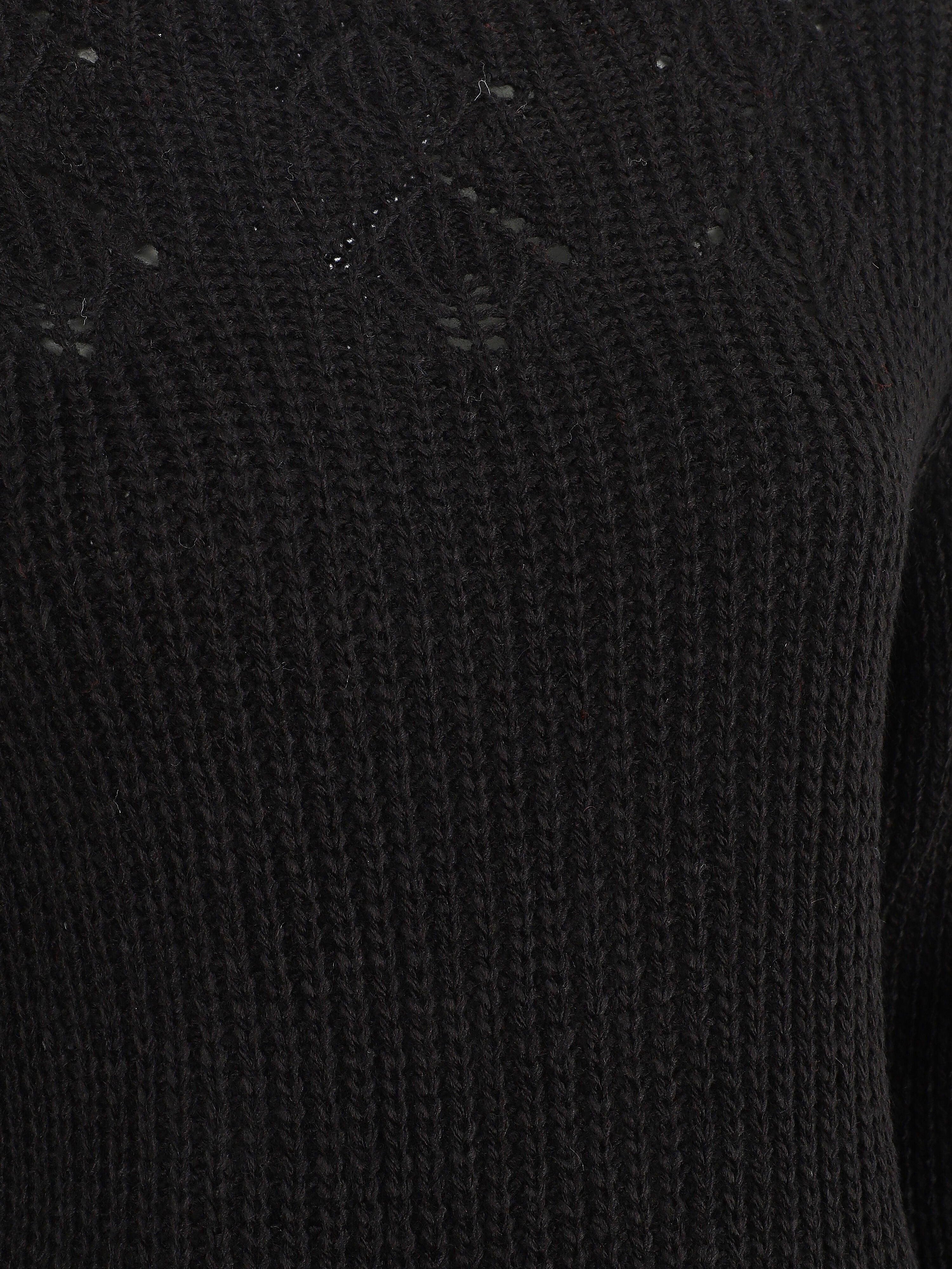 Pull long uni - Noir - 3