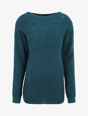 Pull long uni - Bleu canard - 1