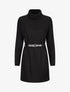 Robe pull à col roulé - Noir - 1