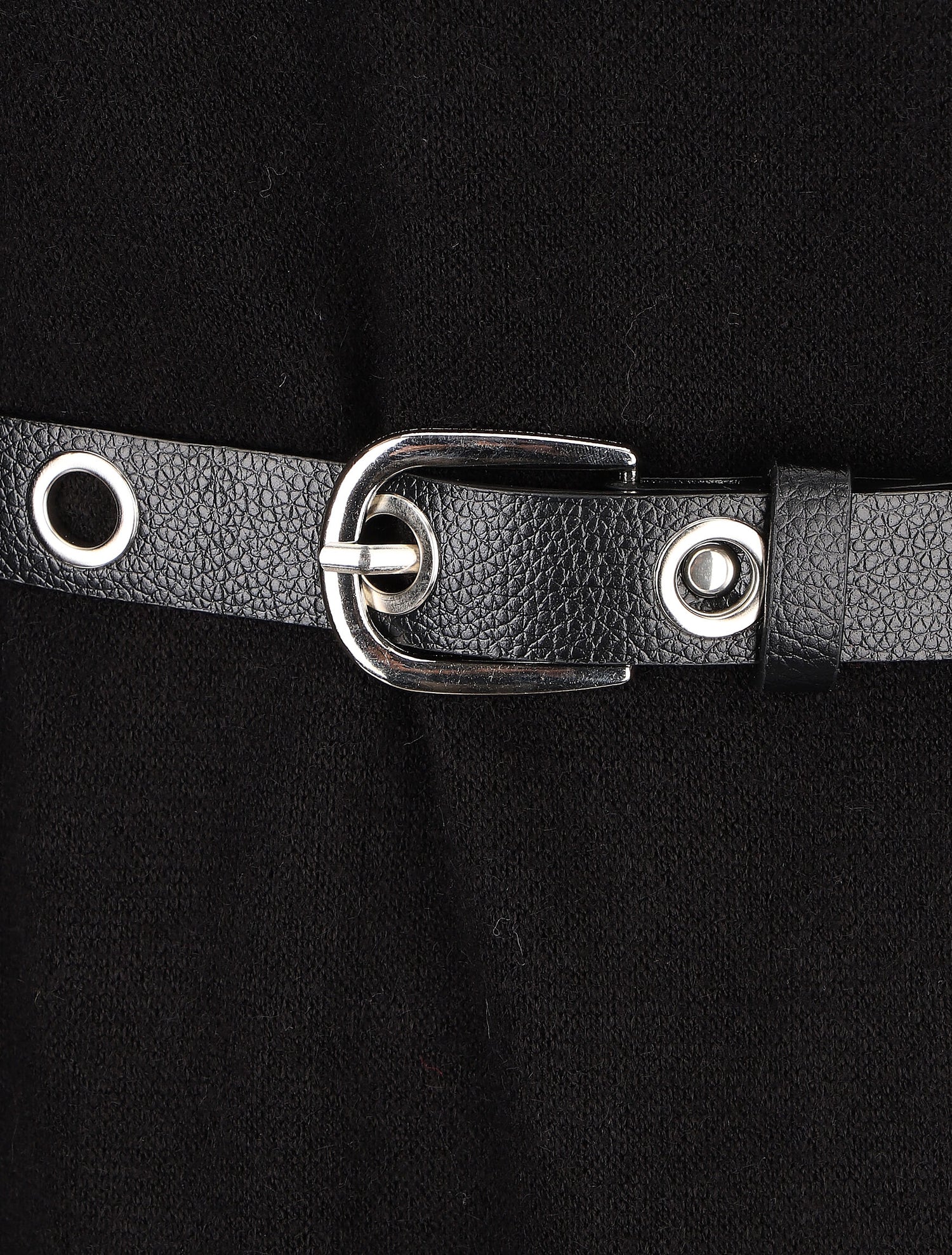 Robe pull à col roulé - Noir - 3