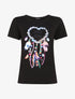 T-shirt à motif dreamcatcher - Noir - 1