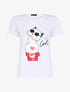 T-shirt à motif chat - Blanc - 1