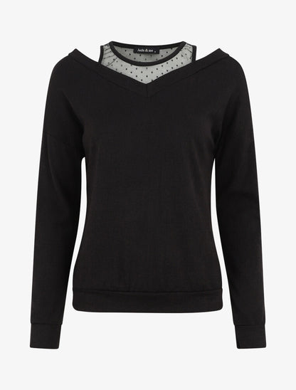 Pull bardot trompe l&