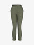 Pantalon 7/8 à revers et poches volantées - Kaki - 1