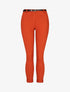 Pantalon 7/8 uni à revers - Terre de sienne - 1