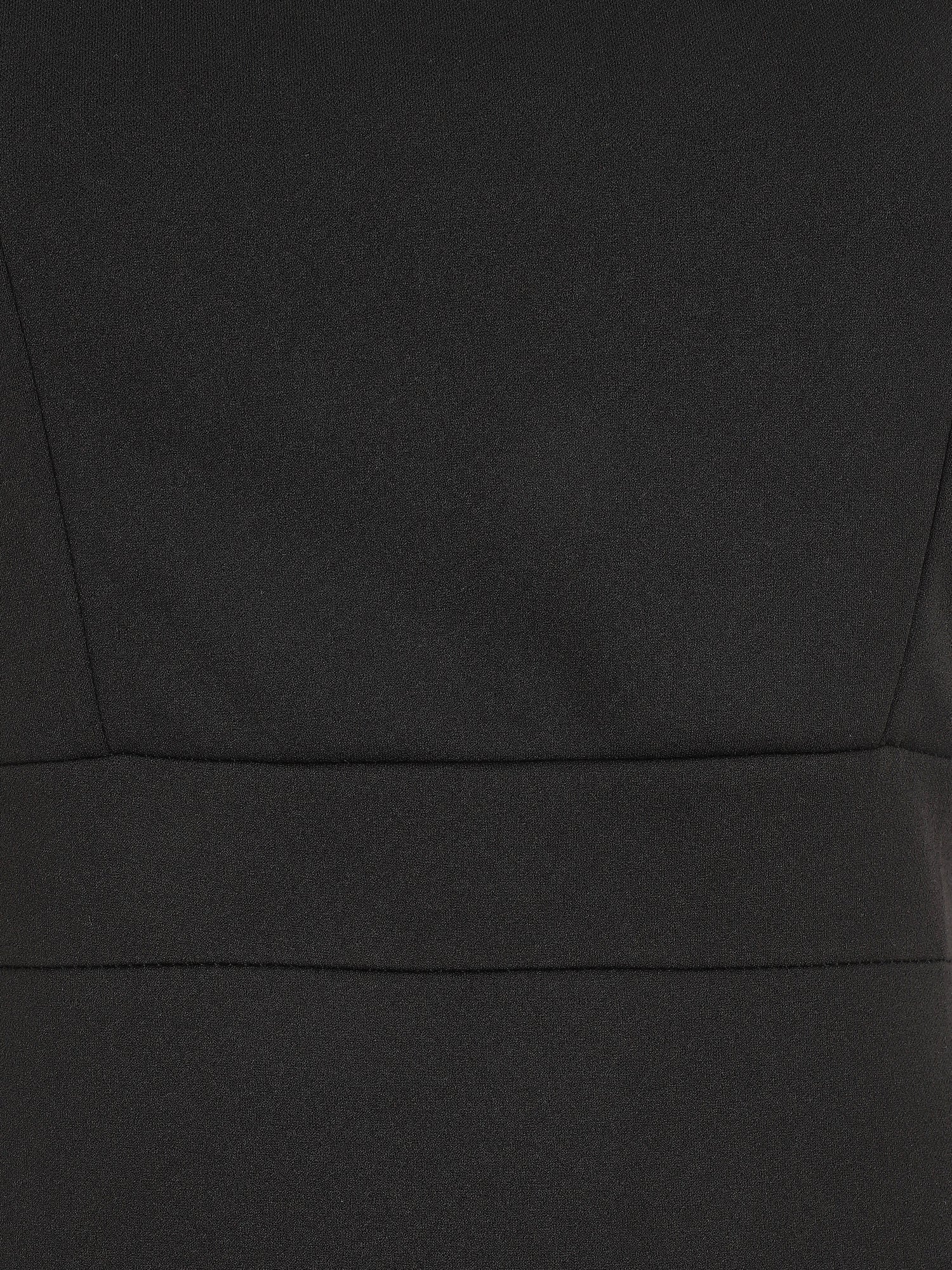 Robe fourreau à bretelles asymétrique - Noir - 3