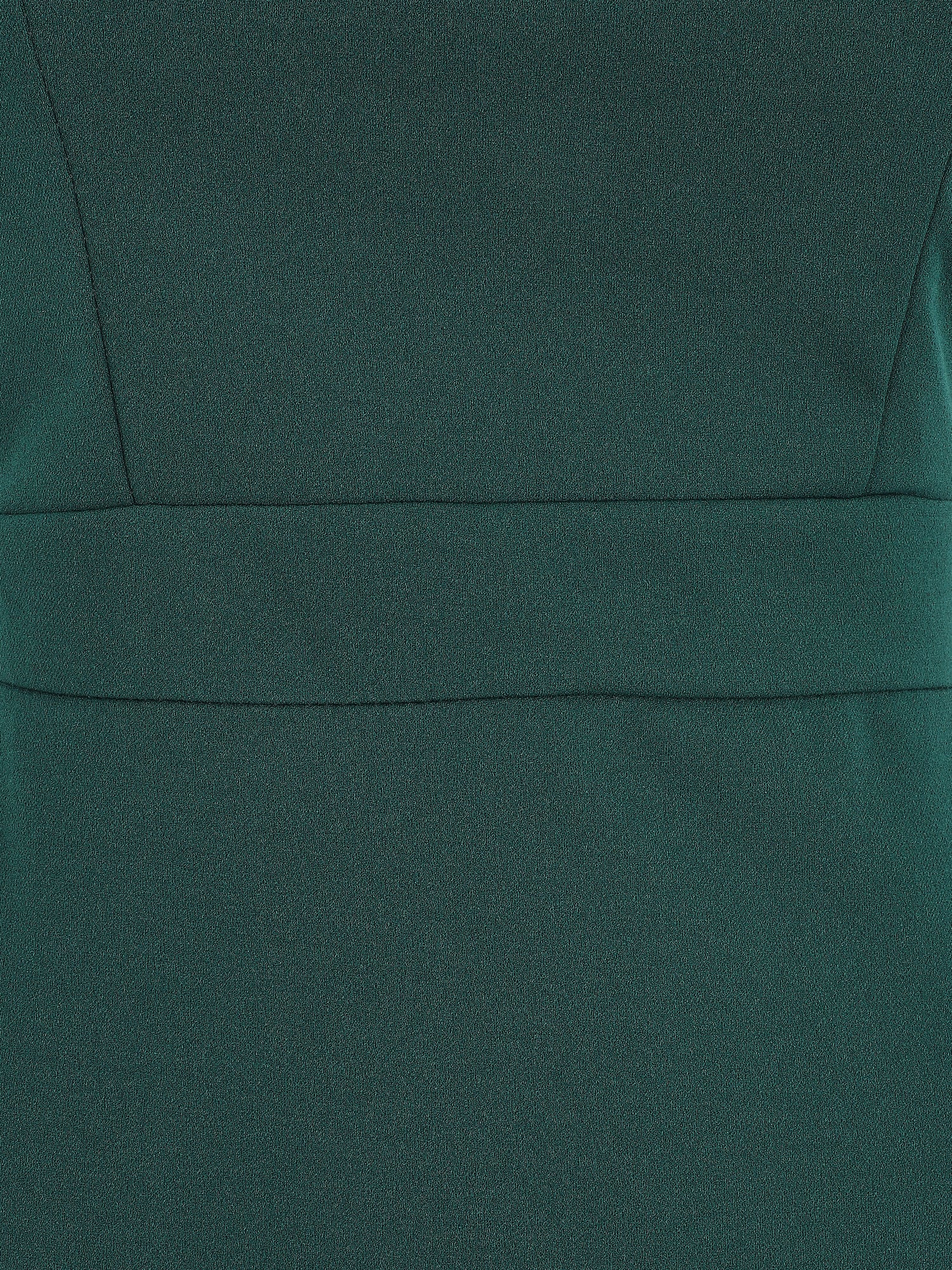 Robe fourreau à bretelles asymétrique - Vert sapin - 4