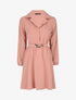 Robe chemise unie coupe patineuse - Rose - 1