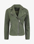 Veste style perfecto en suédine - Kaki - 5