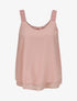 Top en voile fin transparent - Rose poudré - 1