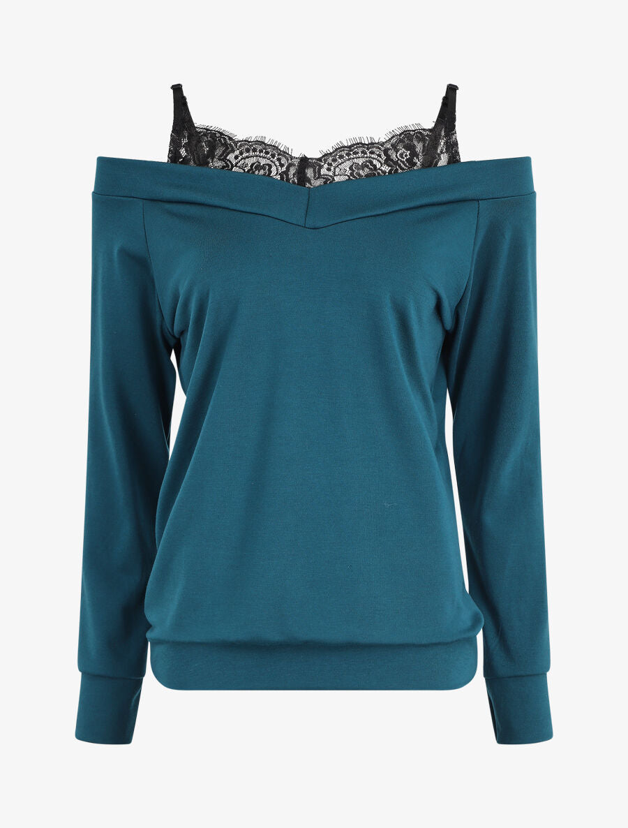 Top bardot trompe l&