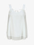 Top en voile fin transparent - Blanc - 4