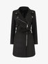 Manteau long uni style perfecto - Noir - 1