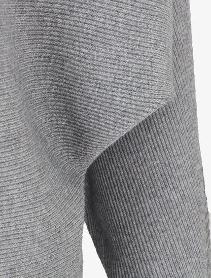 Pull col bateau ajusté - Gris - 3