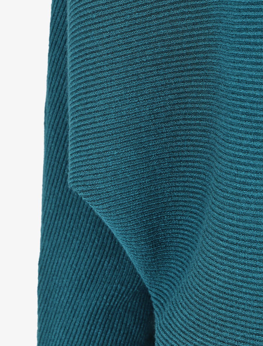 Pull col bateau ajusté - Bleu canard - 3