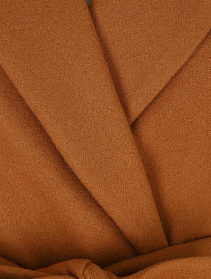 Manteau long ceinturé - Camel - 3