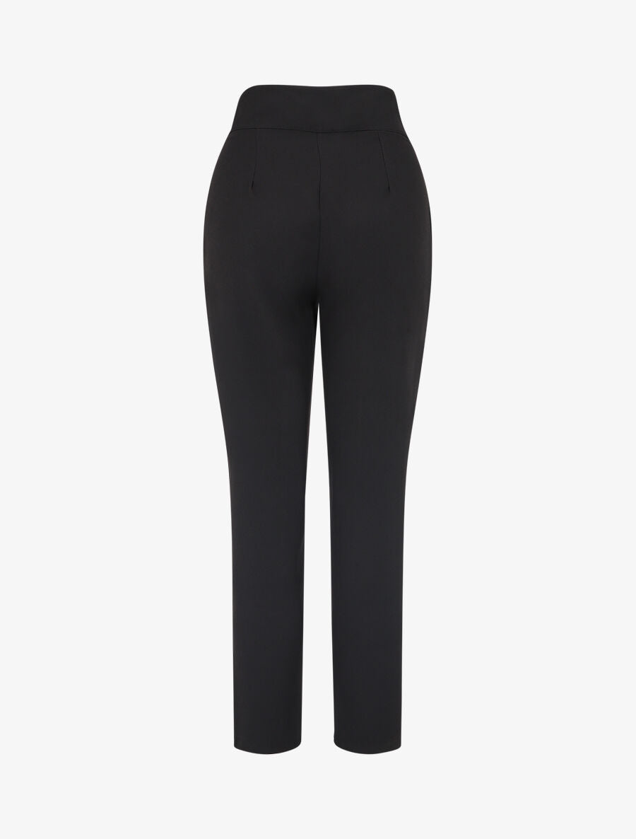 Pantalon classique coupe droite - Noir - 2