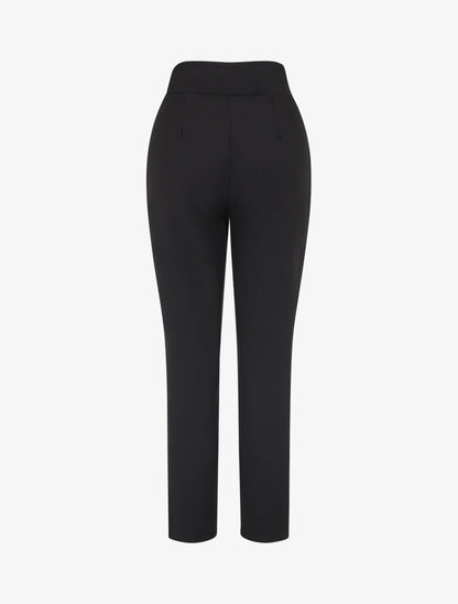 Pantalon classique coupe droite - Noir - 2