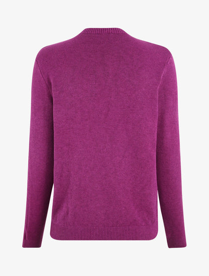 Pull doux à col montant - Violet - 2