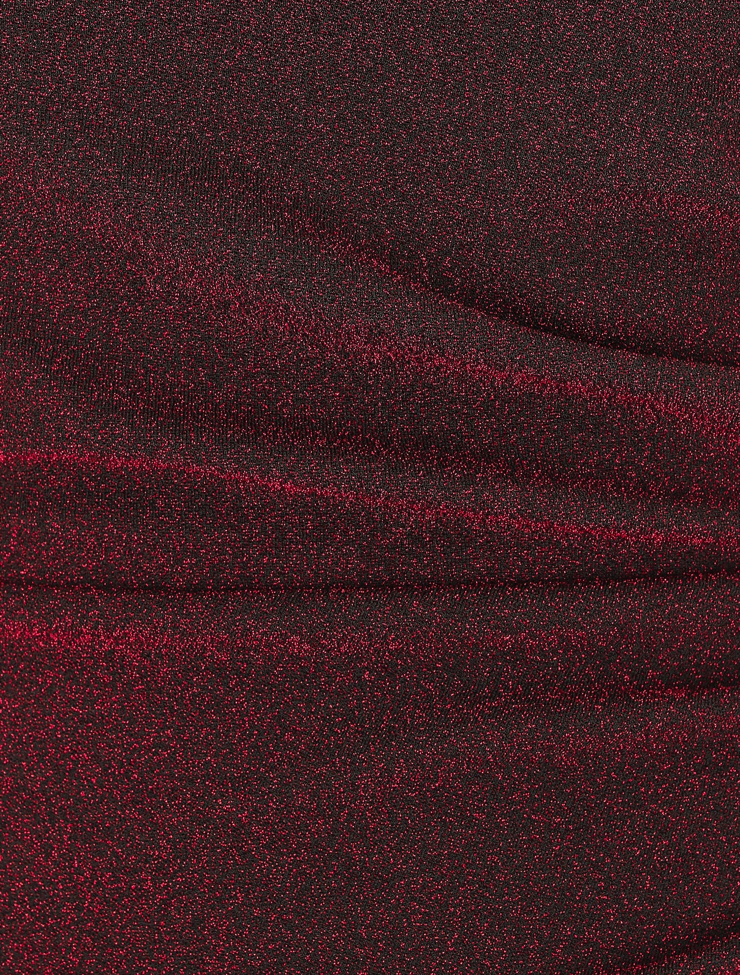 Robe drapée moulante pailletée - Rouge - 3