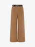 Pantalon ample en velours côtelé - Camel - 1