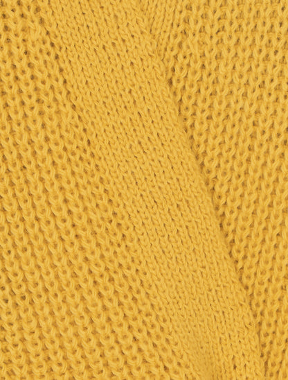 Gilet cache-coeur uni - Jaune - 3