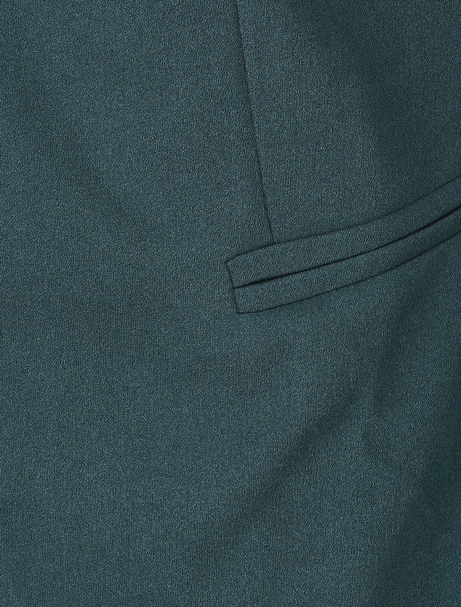 Blazer uni à revers imprimé alphabet - Bleu canard - 3
