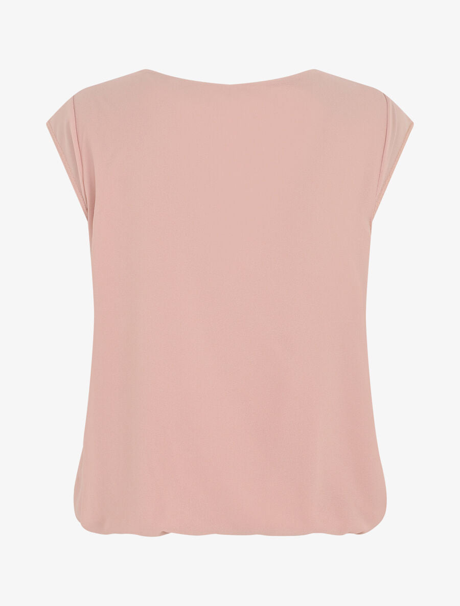 Top cache-coeur uni sans manches - Rose poudré - 2