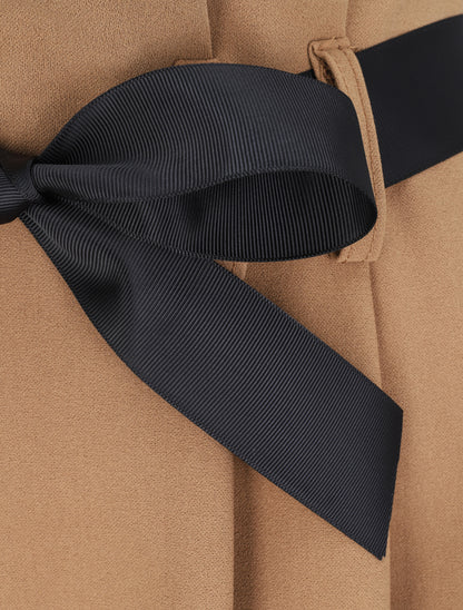 Jupe midi asymétrique - Camel - 3