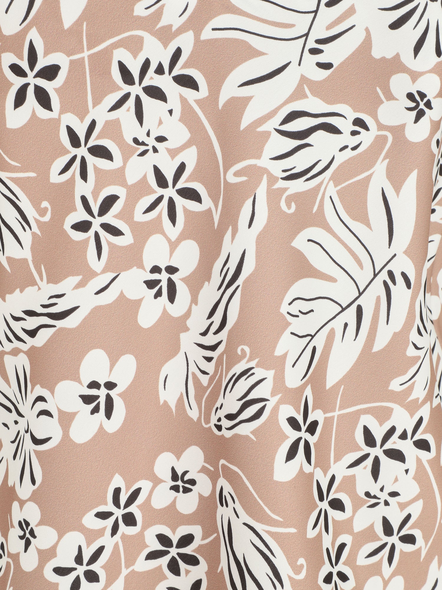 Caraco droit imprimé hawaien - Beige - 3